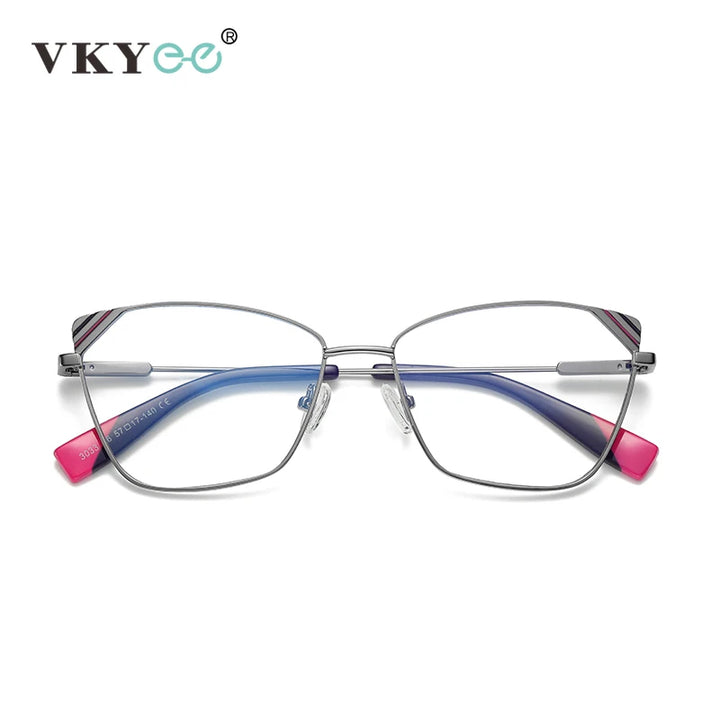 Vicky Women's Full Rim Cat Eye Alloy Reading Glasses 3033 Reading Glasses Vicky   