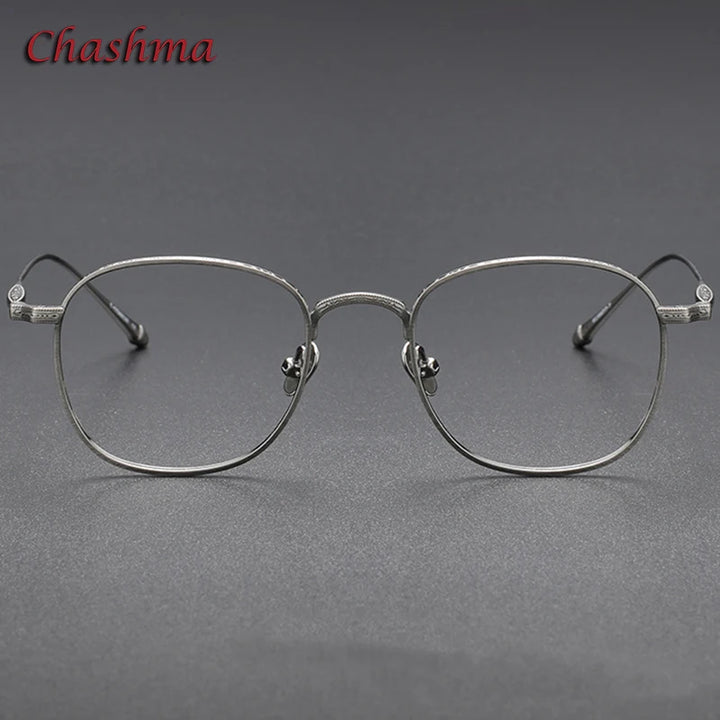 Chashma Ochki Unisex Full Rim Square Titanium Eyeglasses 3090 Full Rim Chashma Ochki   