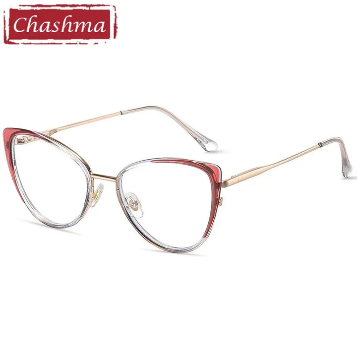 Chashma Women's Full Rim Oval Cat Eye Tr 90 Titanium Eyeglasses 87241