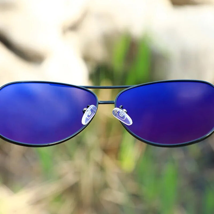 Oley Women's Full Rim Oval Double Bridge Alloy Polarized Sunglasses Y7005 Sunglasses Oley   