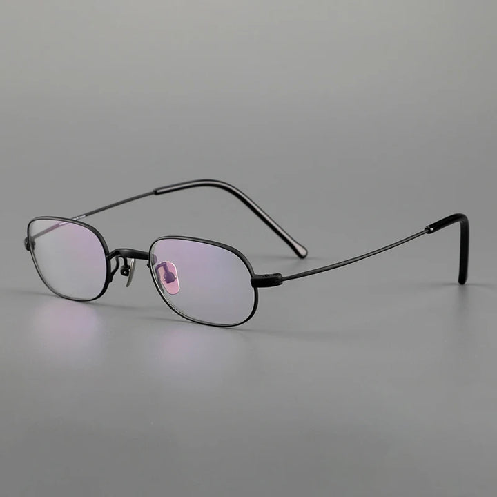 Muzz Women's Full Rim Small Square Round Titanium Eyeglasses 817503