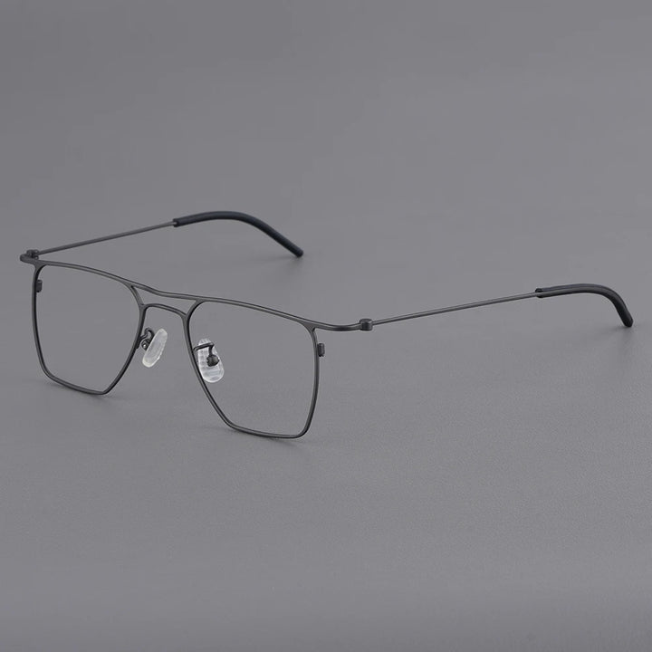 Bobbie Unisex Full Rim Square Titanium Eyeglasses KMN502