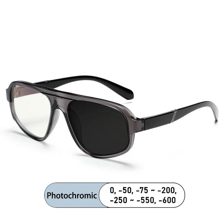 Kocolior Unisex Full Rim Square Tr 90 Photochromic Reading Glasses 627040