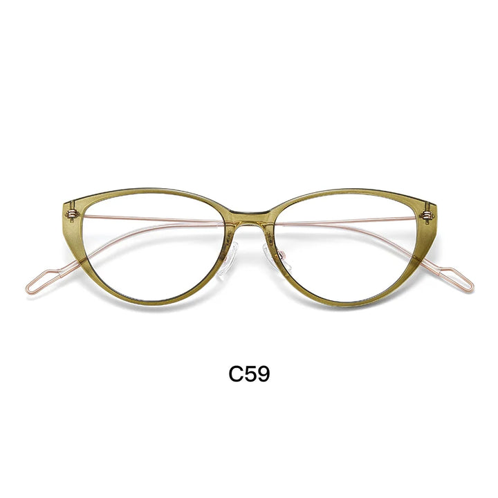 Gmei Optical 1002 women's cat eye TR90 prescription eyeglasses — view 7