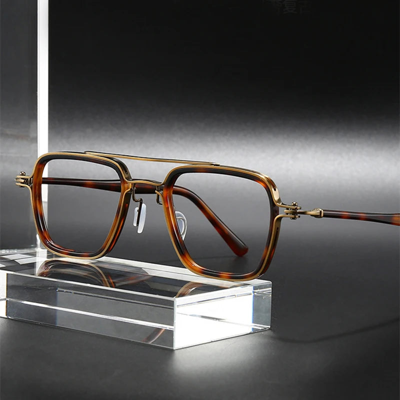 Blackmask Unisex Full Rim Square Titanium Eyeglasses BM-AR5875