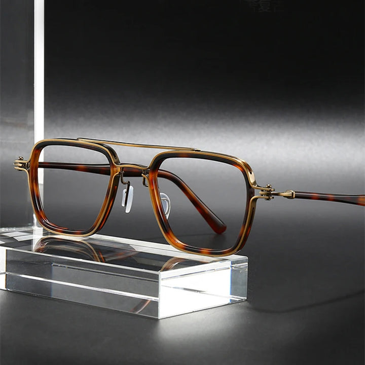 Blackmask Unisex Full Rim Square Titanium Eyeglasses BM-AR5875
