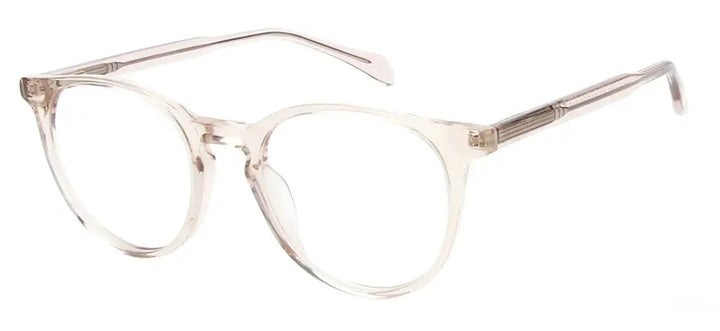 Esnbie 602217 Unisex Full Rim Oval Round Acetate Frames FuzWeb