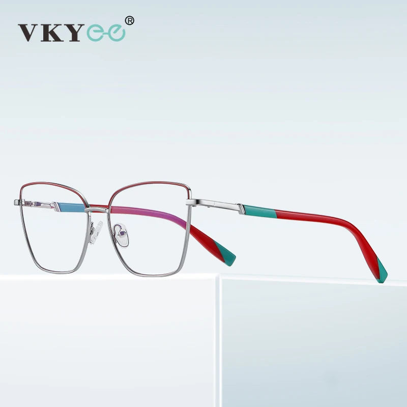 Vicky Women's Full Rim Cat Eye Alloy Eyeglasses 3016 Full Rim Vicky   