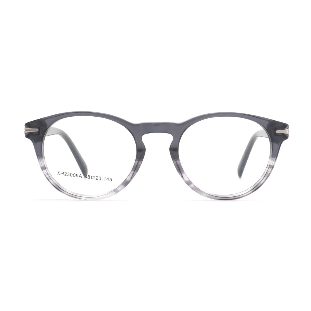 Hewei Women's Full Rim Oval Round Acetate Eyeglasses 23009