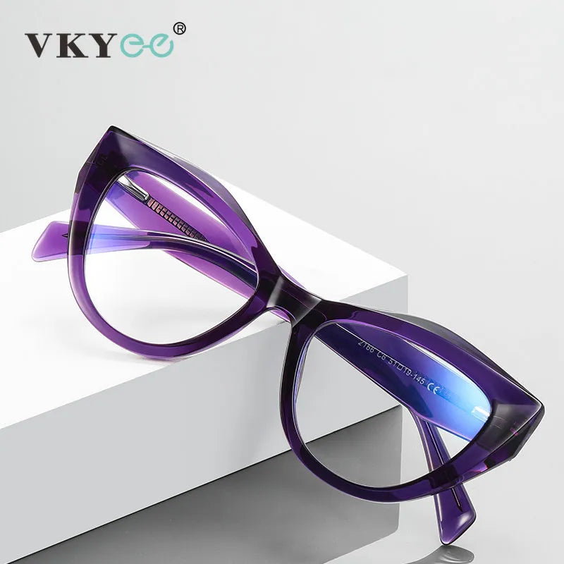 Vicky Unisex Full Rim Tr 90 Titanium Butterfly Reading Glasses 2166 Reading Glasses Vicky   