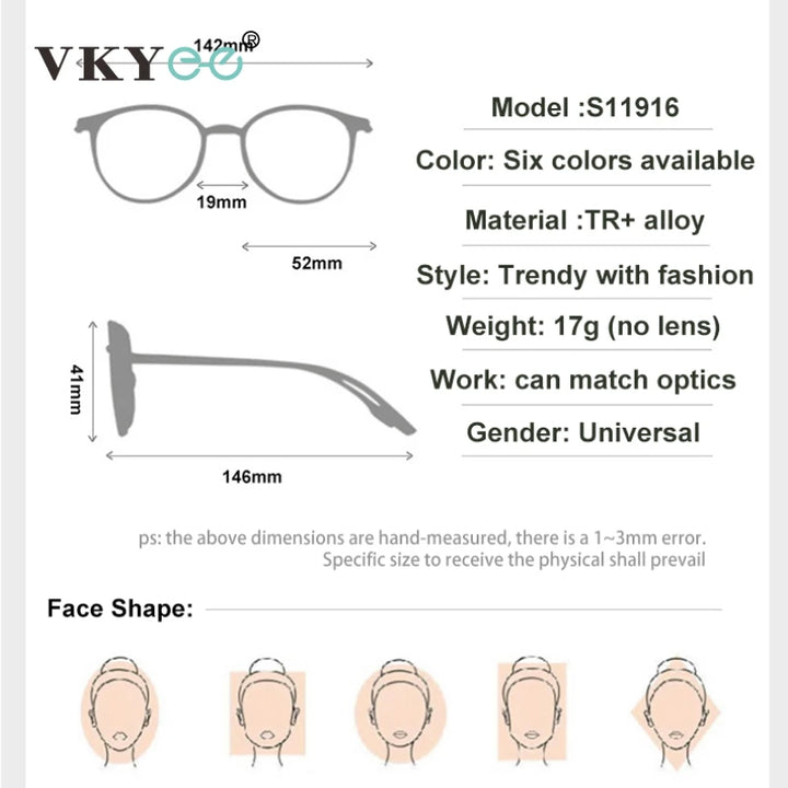 Vicky Women's Full Rim Oval Cat Eye Tr 90 Alloy Reading Glasses 41916 Reading Glasses Vicky