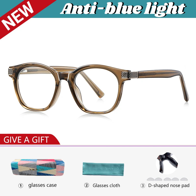 Vicky Women's Full Rim Square Round Tr 90 Titanium Reading Glasses 313107
