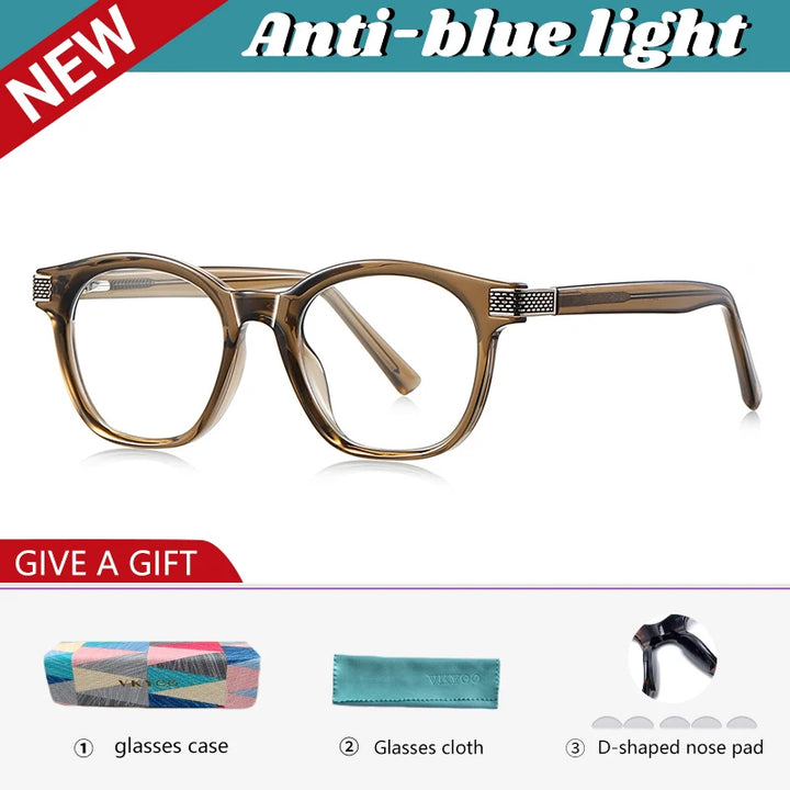 Vicky Women's Full Rim Square Round Tr 90 Titanium Reading Glasses 313107