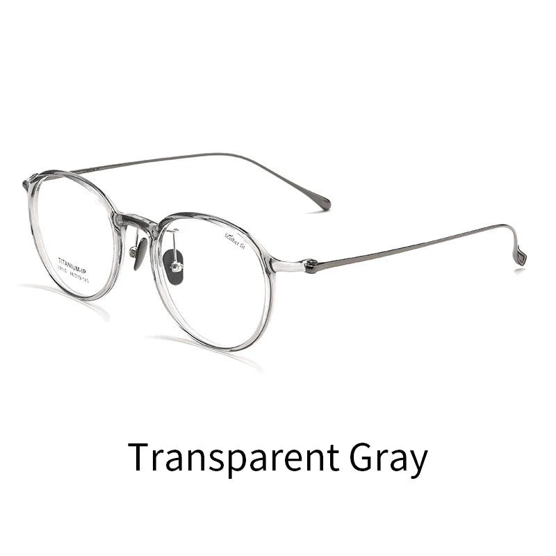 Xbora Women's Full Rim Round Tr 90 Titanium Eyeglasses 91107