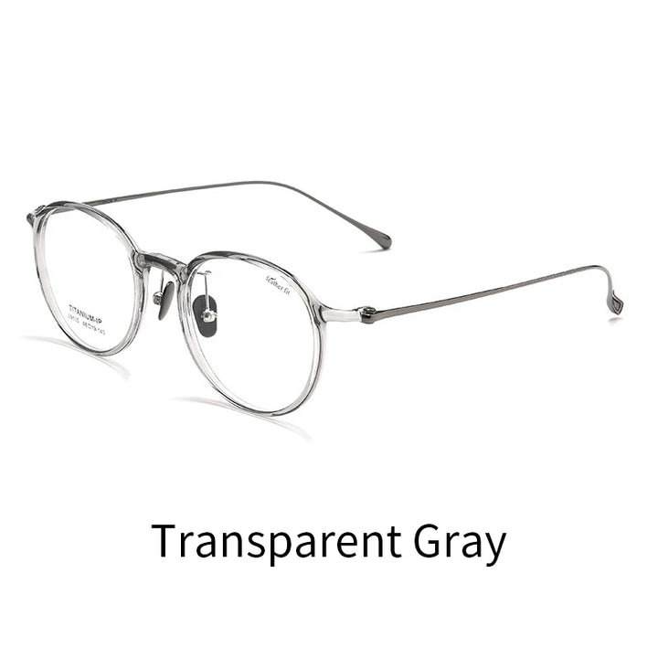Xbora Women's Full Rim Round Tr 90 Titanium Eyeglasses 91107