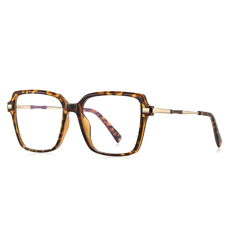 Vicky Women's Full Rim Large Square Tr 90 Alloy Reading Glasses 2212.