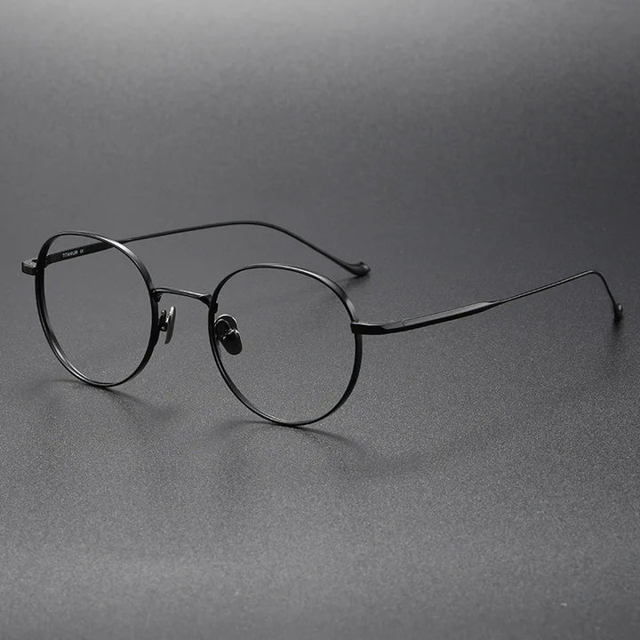 Bobbie Women's Full Rim Oval Round Titanium Eyeglasses 452048