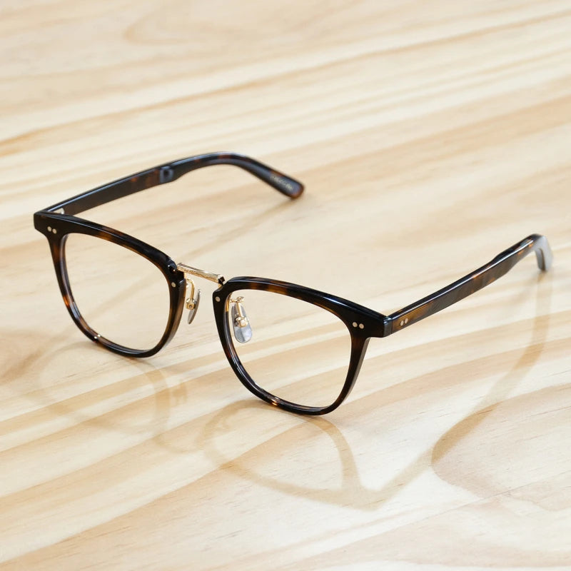 Blackmask Unisex Full Rim Square Acetate Eyeglasses Fuz 8