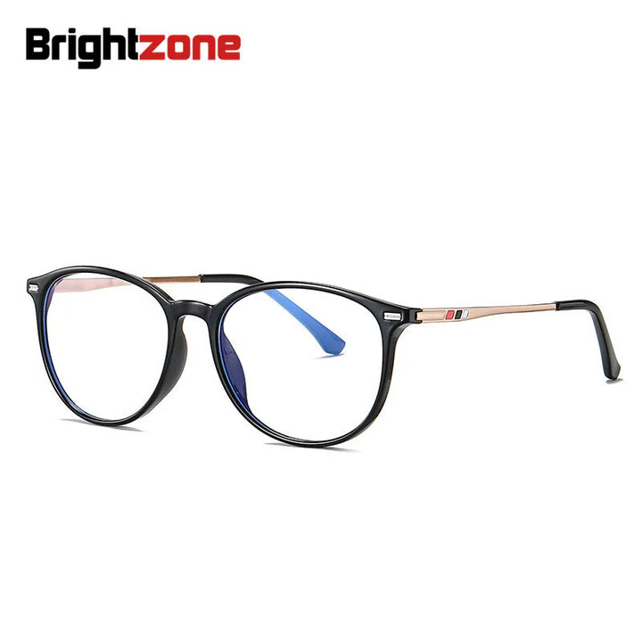 Brightzone Women's Full Rim Oval Round Tr 90 Alloy Eyeglasses 74754 Full Rim Brightzone