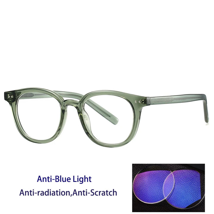 Kocolior Unisex Full Rim Oval Tr 90 Photochromic Reading Glasses 28005