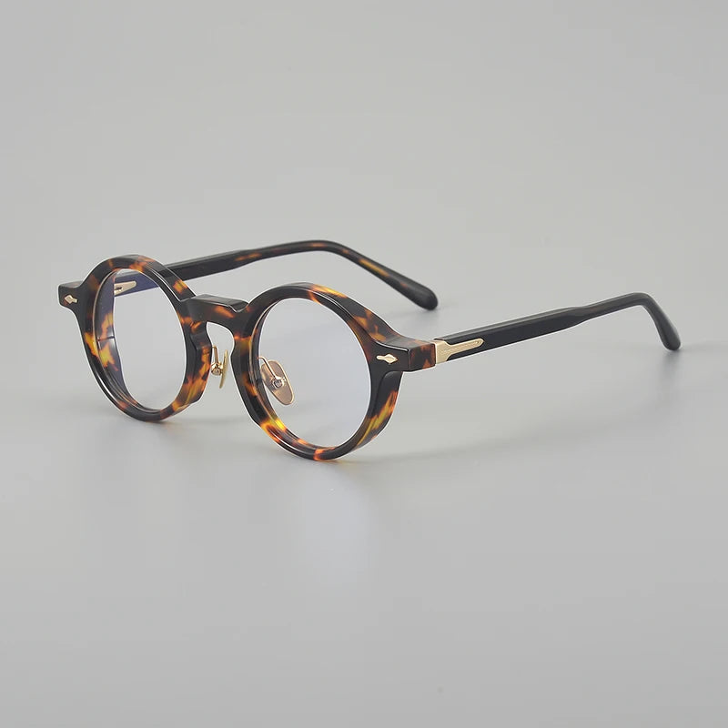 Muzz Men's Full Rim Oval Round Acetate Eyeglasses 912460