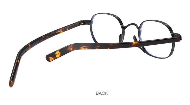 Gmei Optical WO-TF00237 women's round alloy prescription eyeglasses — view 12