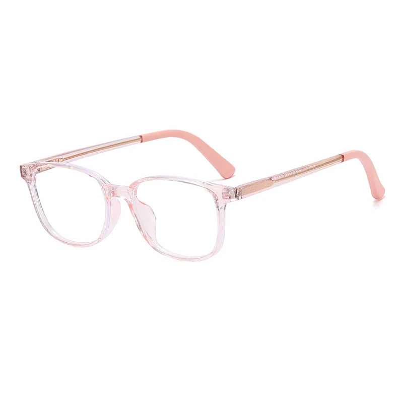 Ralferty  Women's Full Rim Square Tr 90 Acetate Eyeglasses R8302 Full Rim Ralferty C3 Pink CHINA 