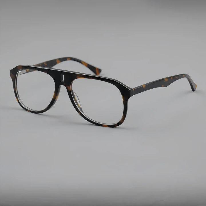 Xbora Women's Full Rim Square Double Bridge Acetate Eyeglasses 544379