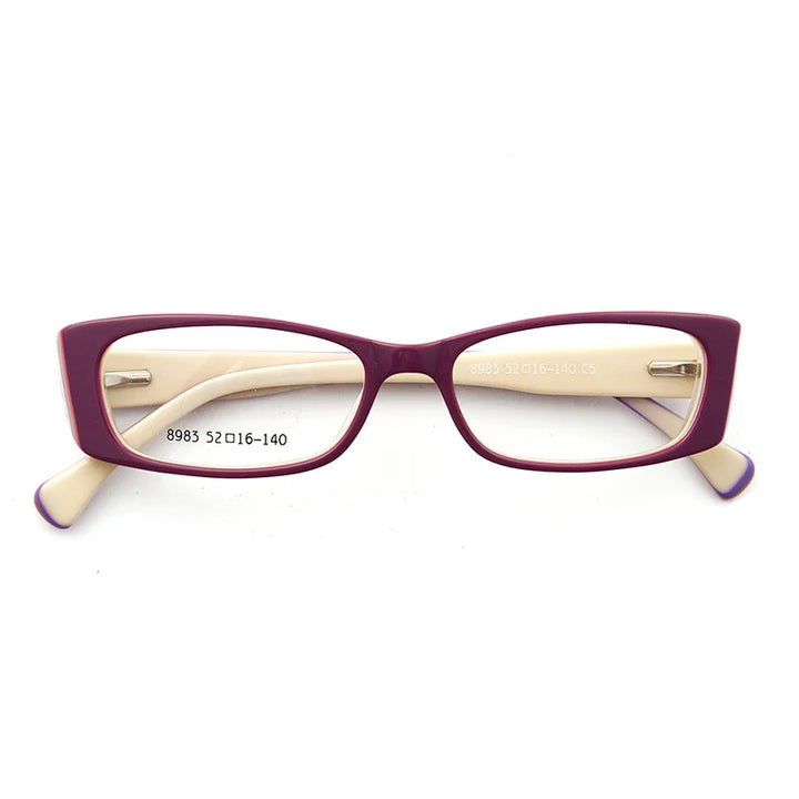 Chashma Ochki Women's Full Rim Rectangle Acetate Eyeglasses 89834