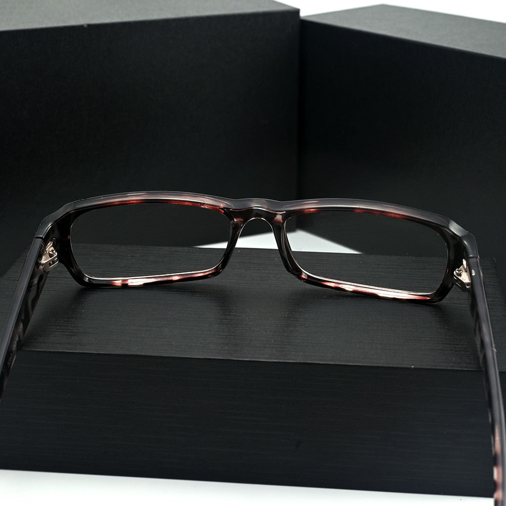 Cubojue Unisex Full Rim Rectangle Tr 90 Titanium Presbyopic Reading Glasses 253p Reading Glasses Cubojue   