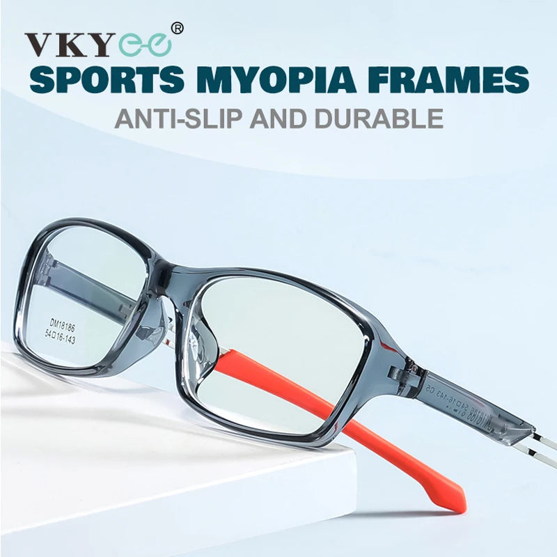 Vicky Women's Full Rim Square Tr 90 Silicone Sport Reading Glasses 18186 Reading Glasses Vicky   