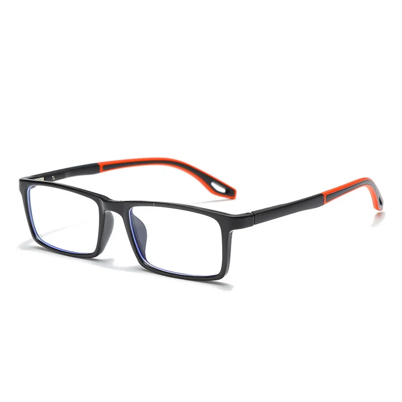 Kocolior Women's Full Rim Square Tr 90 Silicone  Alloy Eyeglasses 81308