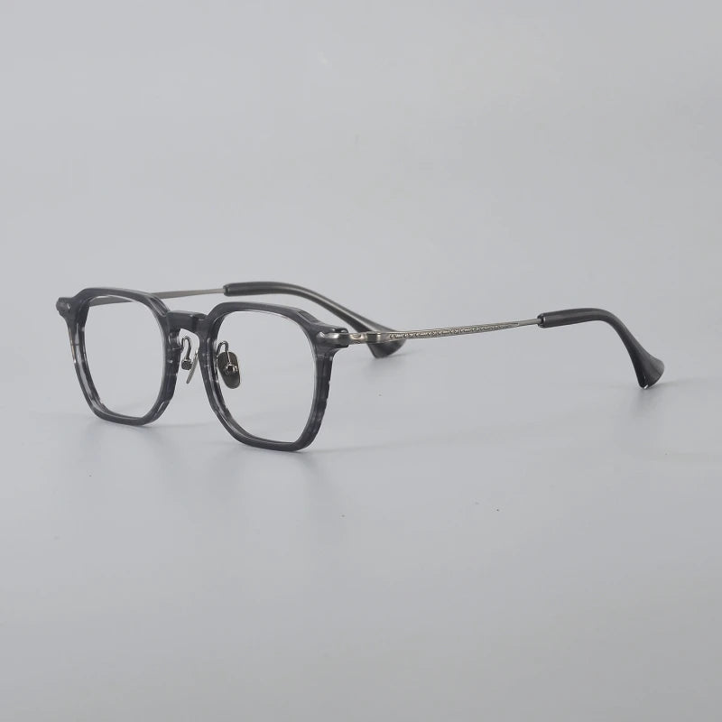 Blackmask Unisex Full Rim Square Titanium Eyeglasses BM-80905