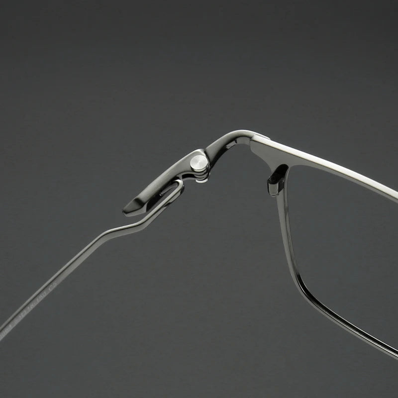 Muzz SH0064 men's square IP titanium prescription eyeglasses — view 10