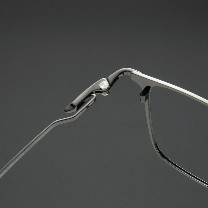 Muzz SH0064 men's square IP titanium prescription eyeglasses — view 10