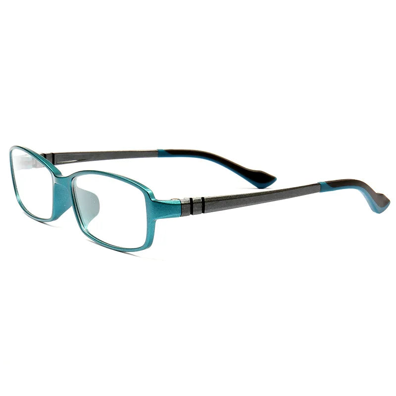 Cubojue Unisex Full Rim Square Plastic Eyeglasses 2070 Reading Glasses Cubojue C5 anti blue light 0 