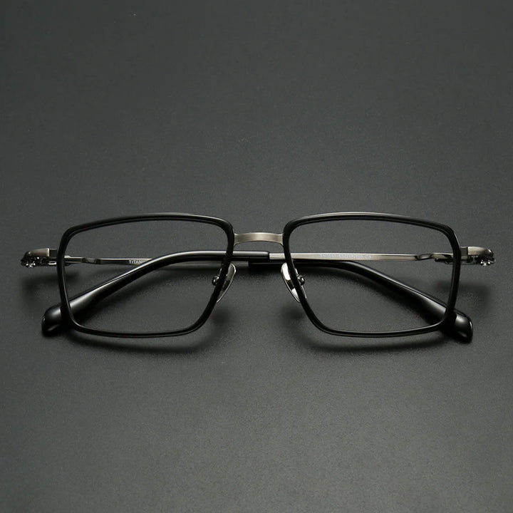 Muzz SH0061 unisex square titanium prescription eyeglasses — view 6