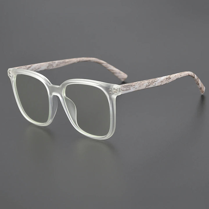 Nobler Unisex Full Rim Large Square Acetate Eyeglasses 7139 Full Rim Nobler C4  