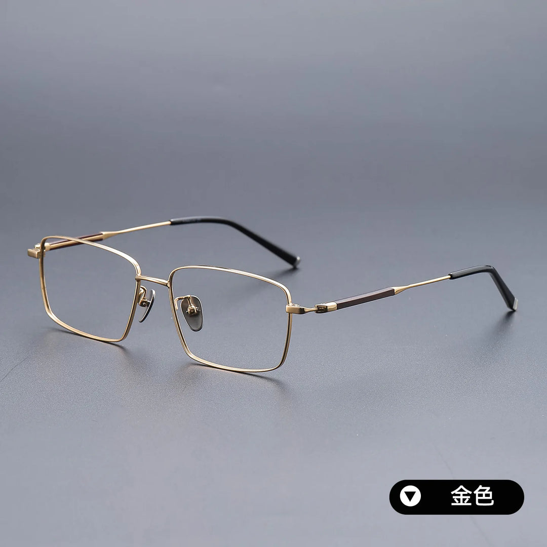 Bclear Unisex Full Rim Square Titanium Eyeglasses SM-H2387