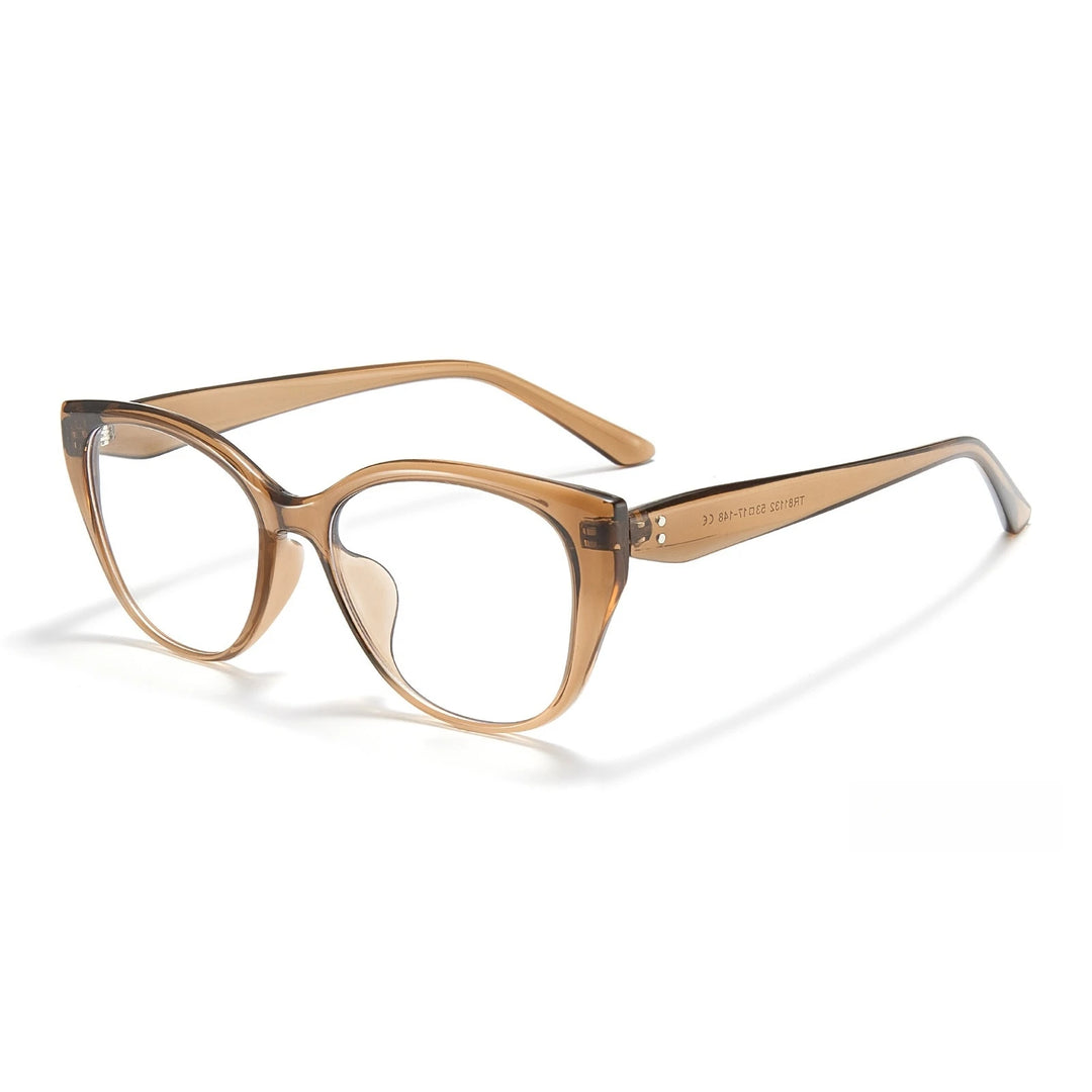 Yimaruili Women's Full Rim Cat Eye Tr 90 Titanium Eyeglasses 81132