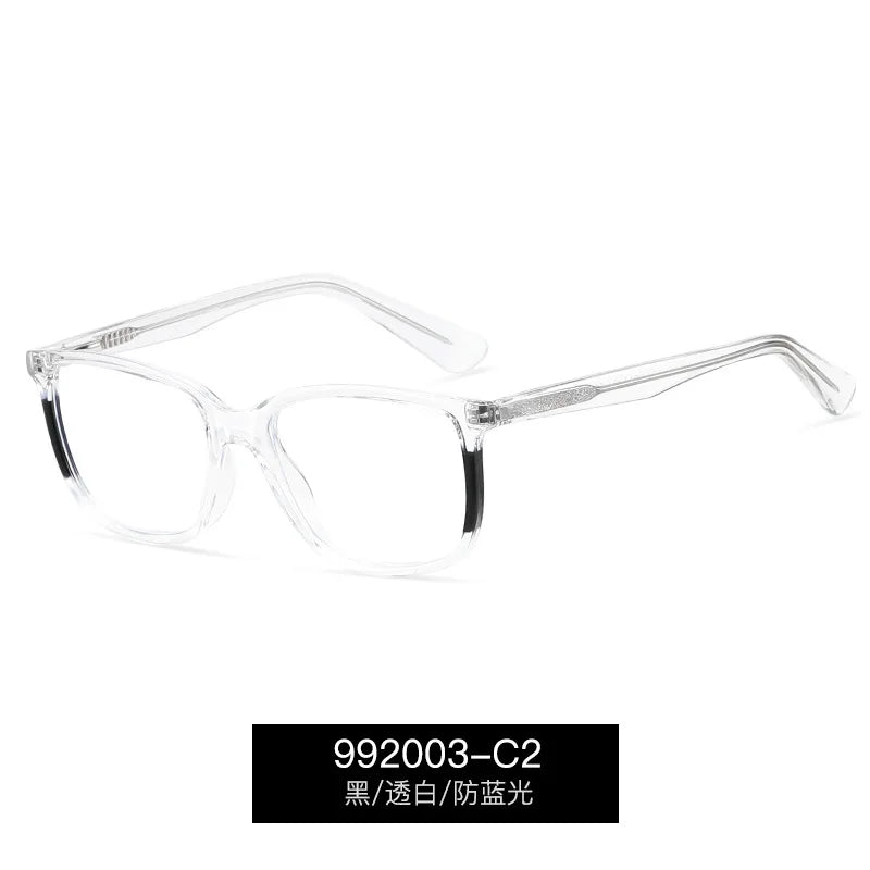 Reven Jate Unisex Youth's Full Rim Square Tr 90 Alloy Eyeglasses 992003