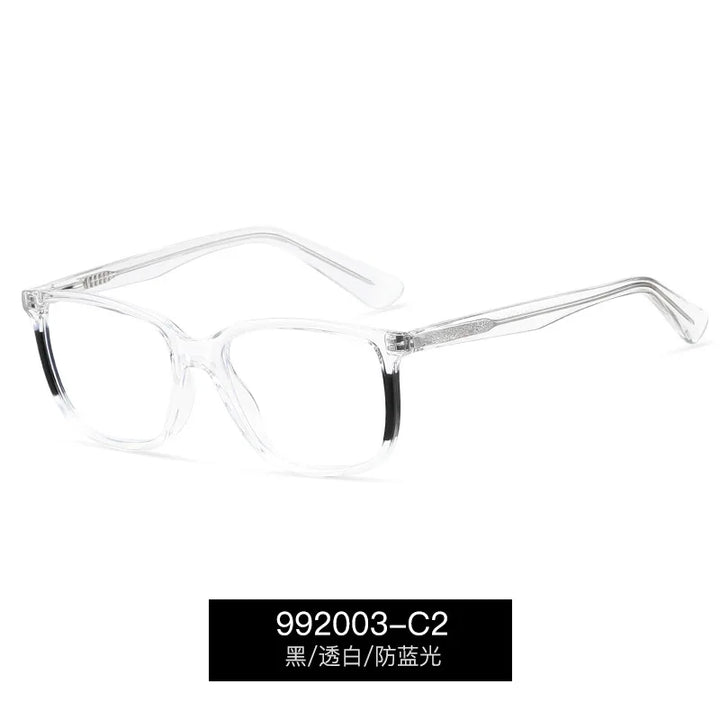 Reven Jate Unisex Youth's Full Rim Square Tr 90 Alloy Eyeglasses 992003