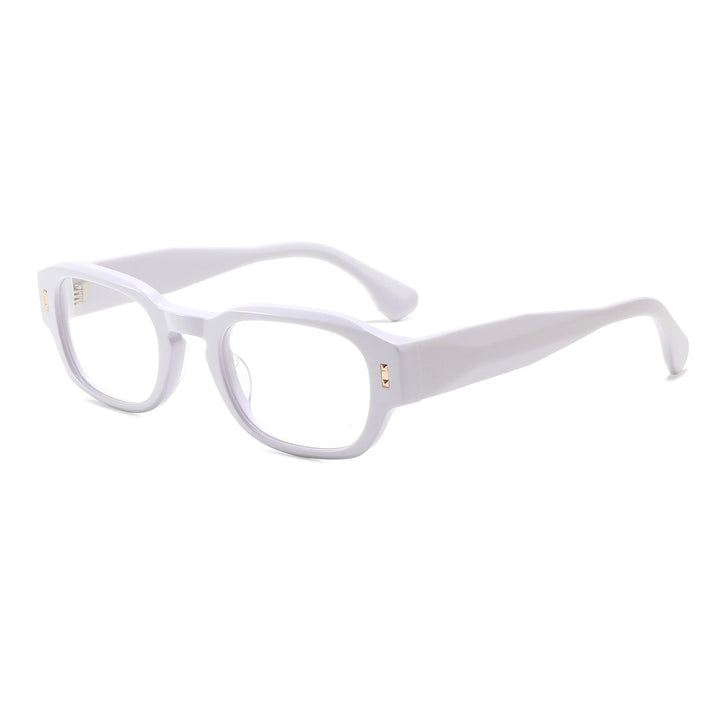 Xbora Unisex Full Rim Round Acetate Eyeglasses 8628 — view 4 | Xbora at FuzWeb