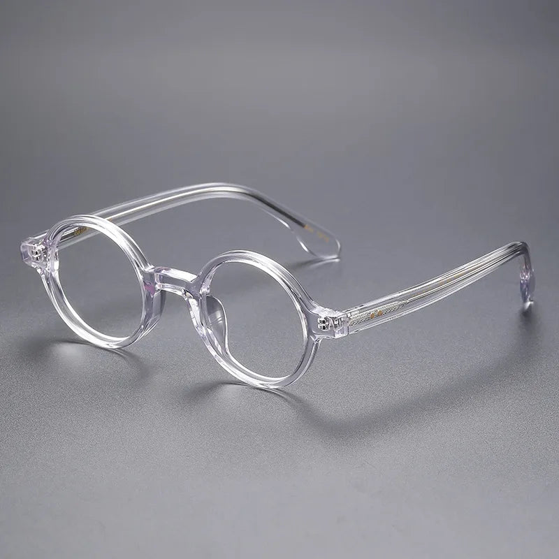 Yimaruili Women's Full Rim Round Acetate Eyeglasses 56002