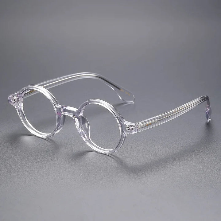 Yimaruili Women's Full Rim Round Acetate Eyeglasses 56002