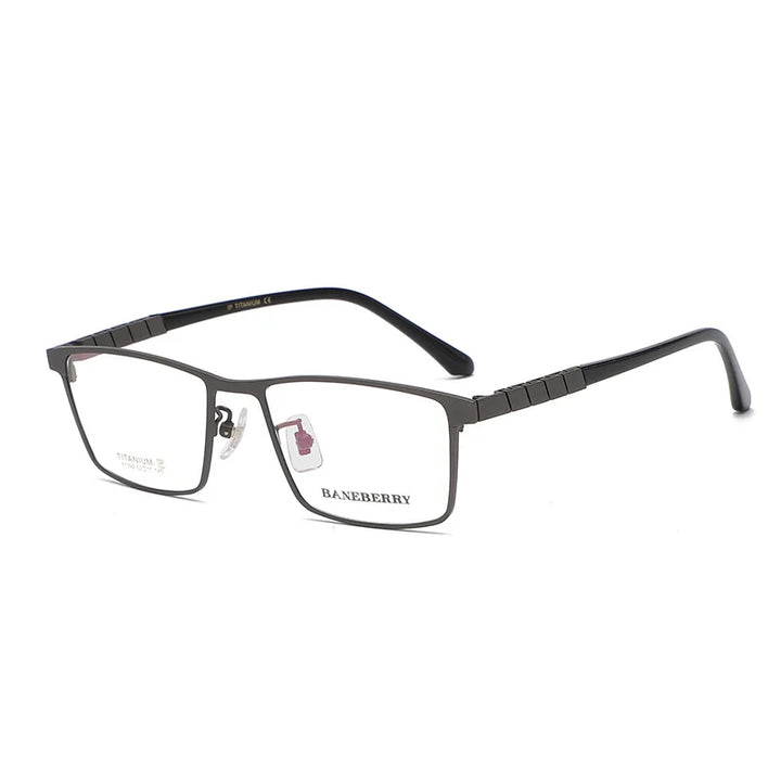 Reven Jate 71099 unisex rectangle titanium prescription eyeglasses