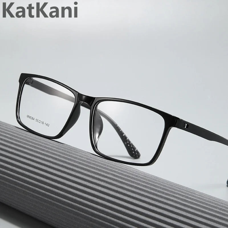 KatKani Unisex Full Rim Square Tr 90 Screwless Eyeglasses Mm084 Full Rim KatKani Eyeglasses   