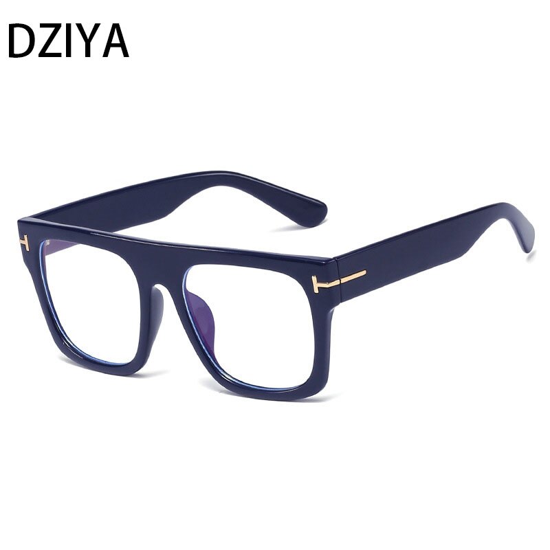 Dziya Unisex Full Rim Square Polycarbonate Presbyipic Reading Glasses 60865 Reading Glasses Dziya +25 Blue 