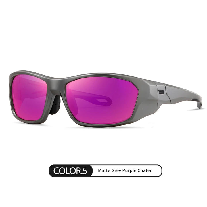 Reven Jate Men's Full Rim Goggle Square Tr 90 Alloy Sunglasses 518201