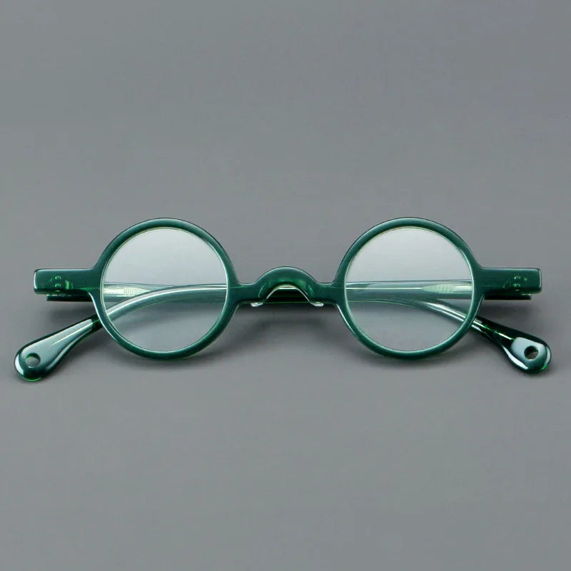 Cubojue Women's Full Rim Round Acetate Reading Glasses  26137
